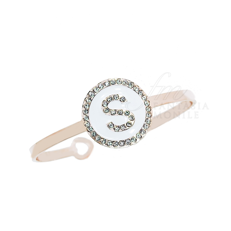 Bracciale Iniziale Regolabile Per Donna: Gioiello Elegante Con Lettera A-Z In Oro, Regalo Per Ragazze