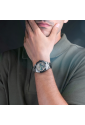 Orologio Festina Cronografo Ghiera Ceramica Quadrante Nero Acciaio Grigio Lancette Verdi Uomo F20703/1