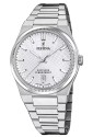 Orologio Festina Rive Swiss Made Solo Tempo Datario Quadrante Grigio Chiaro Acciaio Uomo F20051/1