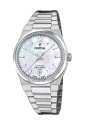 Orologio Festina Rive Lady Swiss Made Solo Tempo Datario Quadrante Madreperla Acciaio Donna F20052/1