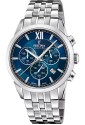 Orologio Festina Chrono Swiss Made Datario Quadrante Blu Acciaio Uomo F20040/2