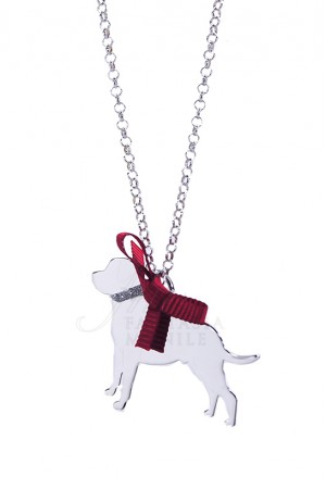 Collana Charm Cane Rotweiler Argento 925 Dog Happy Pets Enpa Unoaerre ABQRYFM