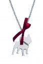 Collana Charm Cane Bulldog Argento 925% Dog Happy Pets Enpa Unoaerre 8337