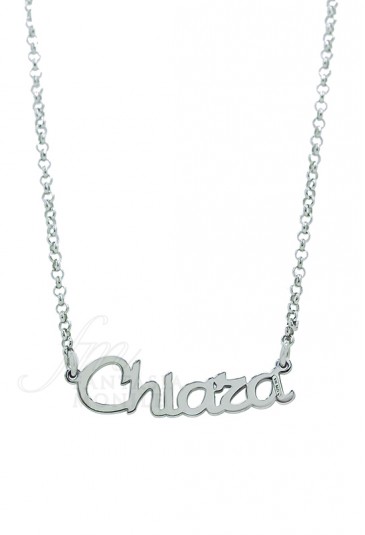 Collana Lady Argento Nome Chiara Small My Charm MCFMAG