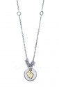 Collana Lady Argento Oro Giallo Piedini Baby My Charm OACH6