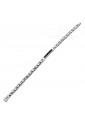 Bracciale Uomo Acciaio Ceramica Nera Luca Barra Man BA645