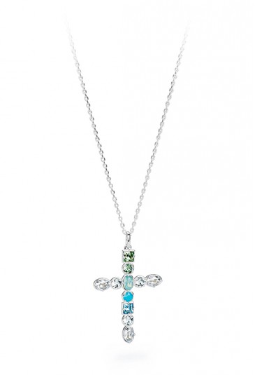 Collana Donna Colori Pietre Argento 925 Swarovski Stones Gioielli Brosway G9CL01