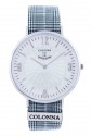 Orologio Uomo Cinturino Sartoriale Principe Galles Verde Chiaro Colonna 4CEP4FM