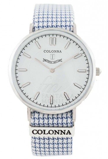 Orologio Uomo Cinturino Sartoriale Piedipull Celeste Medio Colonna AN0EAFM