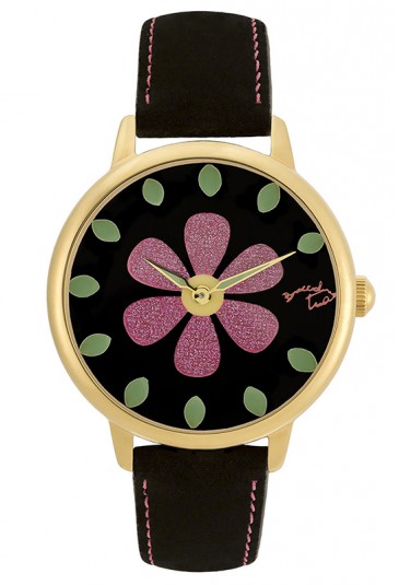 Orologio Donna Cartolina Fiore 3D Nero Braccialini TUA 139/1NN