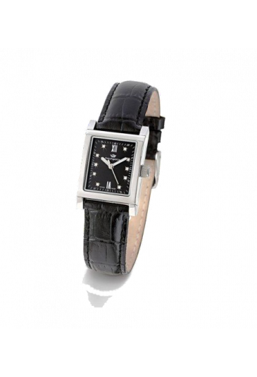 Orologio Philip Watch Donna Yeros Quadrante Diamanti Cinturino Pelle Nero R8251427533