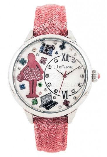 Orologio Donna Le Carose Workers Mestieri Blogger Pink Mood RXQCIFM