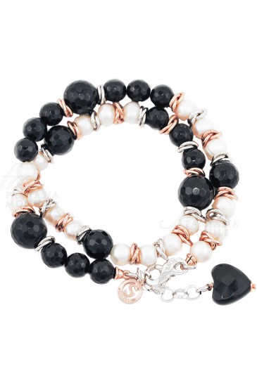 Bracciale Donna Onice Perle Sovrani J2478