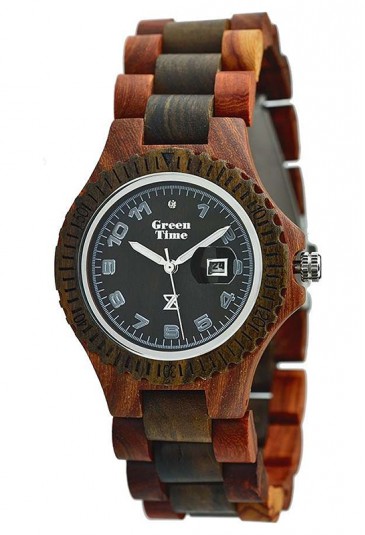 Orologio Donna Legno Sandalo Wood Green Time ZW006C