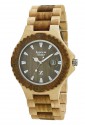 Orologio Uomo Legno Acero Sandalo Wood Green Time ZW016E