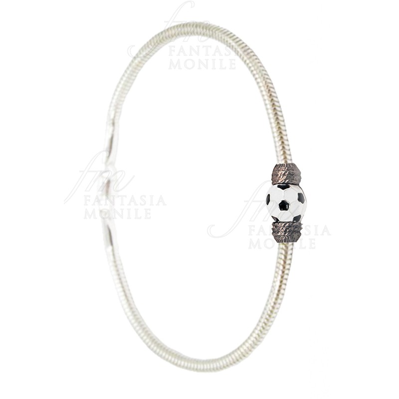 Bracciale juventus Bracciale juventino Argento Bracciale bianconero