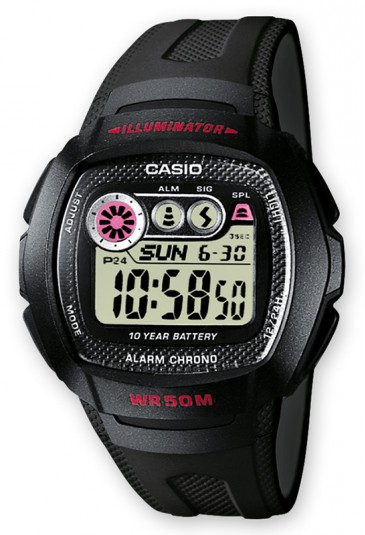 Orologio Illuminator Nero Casio W-210-1CVES