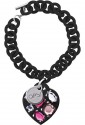 Bracciale OPS!Stone Silicone Gomma Pietre Black OPSBR-170