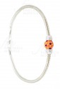 Bracciale Roma Pallone Giallorosso Squadra Calcio Tube Argento 925 Fantasia Monile HOTQYFM