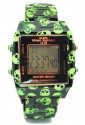 Orologio Unisex Digitale Skull Verde Acciaio Vintage 5179