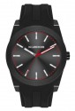 Orologio Uomo Alluminio Silicone Nero Design Piatto Kebros 9560-6