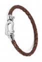 Bracciale Uomo Rodeo Acciaio Pelle Gioielli Man Brosway RE03A