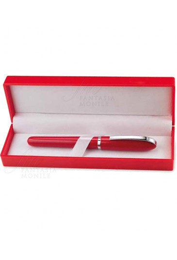 Penna Roller Con Scatola Colore Rosso Laurea Sovrani W2910