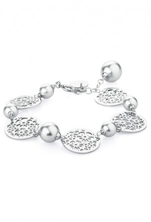 Bracciale Donna Mademoiselle Perle Swarovski Acciaio Brosway BIS12