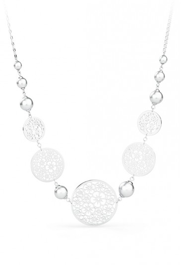Collana Donna Mademoiselle Perle Swarovski Acciaio Brosway BIS03
