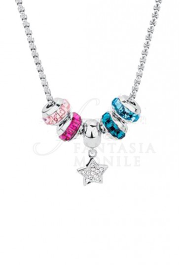Collana Donna Très Jolie Stella Star Acciaio Swarovski Brosway 8193
