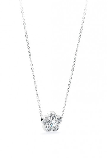 Collana Donna Epsilon Acciaio Fiore Swarovski Brosway BEO04