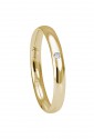 Fede Classica Oro 18kt Gialla Diamante Recarlo XE154/G