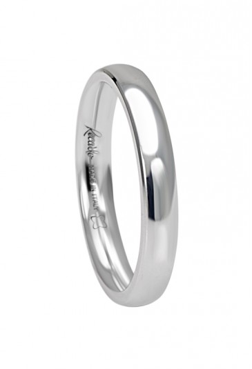 Fede Classica Oro 18kt Bianca Matrimonio Recarlo XE157/BX