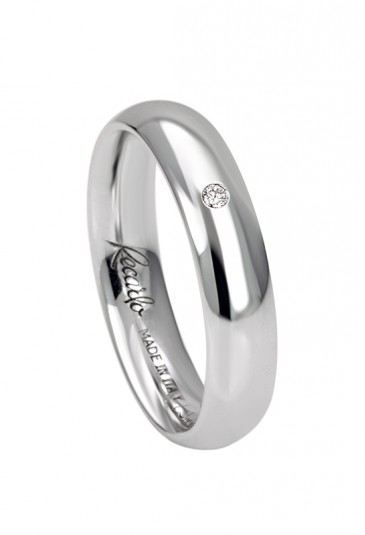 Offerte prezzi Fede nuziale recarlo oro 18kt bianco diamante matrimonio wedding w14fl001/bd Fede nuziale recarlo oro 18kt bianco diamante matrimonio wedding w14fl001/bd