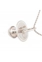 Collana Donna Ciuccio Silver Chiama Angeli Smalto Bianco Argento 925 Miss Miss D4UDTFM