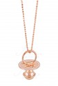 Collana Donna Ciuccio Pink Chiama Angeli Smalto Rosa Argento 925 Miss Miss 2BZB1FM