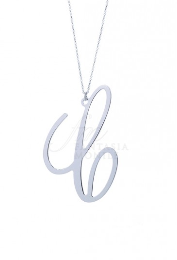 Collana Donna Iniziale Argento 925% Silver Lettera C Unoaerre 8357