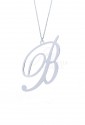 Collana Donna Iniziale Argento 925% Silver Lettera B Unoaerre 8359