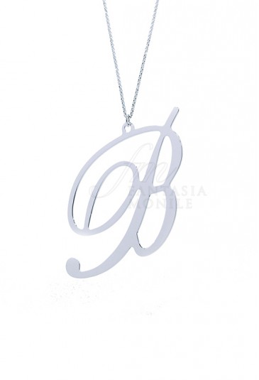 Collana Donna Iniziale Argento 925% Silver Lettera B Unoaerre 8359