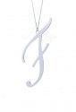 Collana Donna Iniziale Argento 925% Silver Lettera F Unoaerre 8360