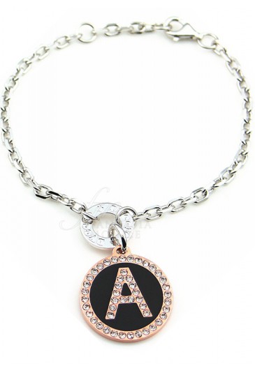 Bracciale Dvccio Duccio Iniziale Nome Lettera E Lettering Fashion
