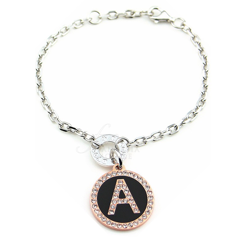 Bracciale Catena Lettera E PdPaola | Gioielleria Baravelli
