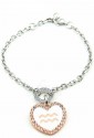 Bracciale Donna Segno Zodiacale Acquario White Morbido Dvccio 7890
