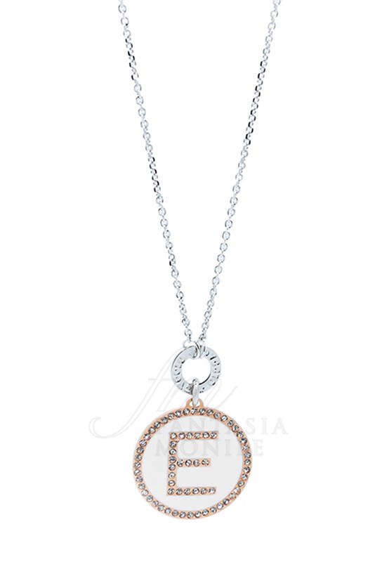 Collana Lunga Con Iniziali Donna – Acciaio Inox 316L Placcato Oro O Argento – Gioiello MARLION JEWELS