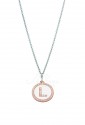 Collana Donna Iniziale White Lettera L Small Dvccio 7913