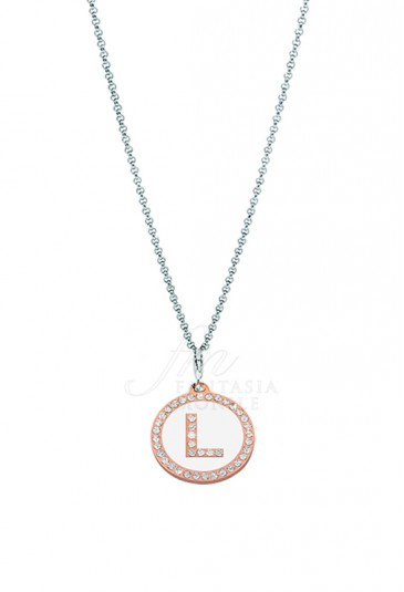 Collana Donna Iniziale White Lettera L Small Dvccio 7913