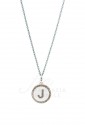 Collana Donna Iniziale White Lettera J Small Dvccio 7914