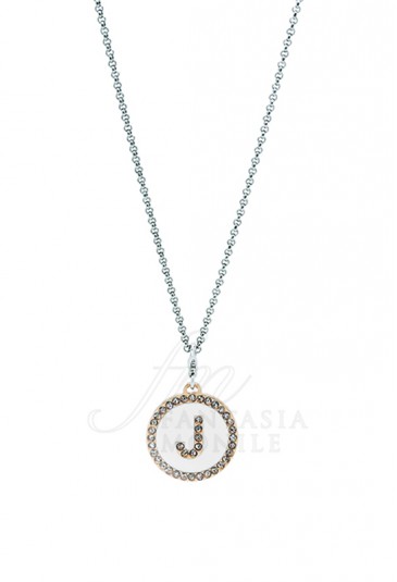 Collana Donna Iniziale White Lettera J Small Dvccio 7914