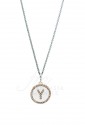 Collana Donna Iniziale White Lettera Y Small Dvccio 7920