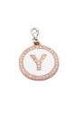 Collana Donna Iniziale White Lettera Y Small Dvccio 7920